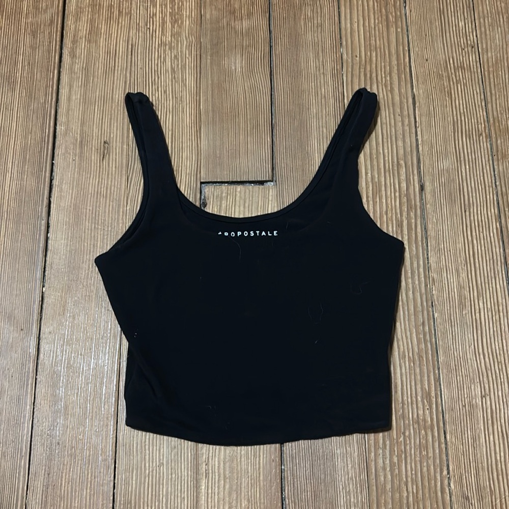 Black Cropped tank top